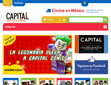 Tablet Screenshot of capitalcomics.net